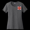 Ladies PosiCharge ® Tri Blend Wicking Scoop Neck Raglan Tee Thumbnail