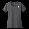Ladies PosiCharge ® Tri Blend Wicking Scoop Neck Raglan Tee Thumbnail