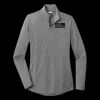 Ladies PosiCharge ® Tri Blend Wicking 1/4 Zip Pullover Thumbnail