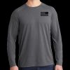PosiCharge ® Long Sleeve Tri Blend Wicking Raglan Tee Thumbnail