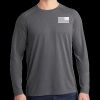 PosiCharge ® Long Sleeve Tri Blend Wicking Raglan Tee Thumbnail