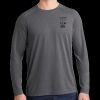 PosiCharge ® Long Sleeve Tri Blend Wicking Raglan Tee Thumbnail